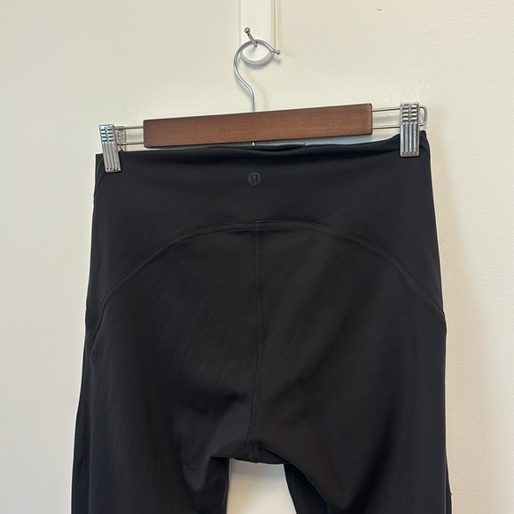 LULULEMON WOMENS INSTILL HIGH RISE TIGHTS 25 INCH INSEAM SIZE 8 BLACK LEGGINGS - Picture 7 of 9